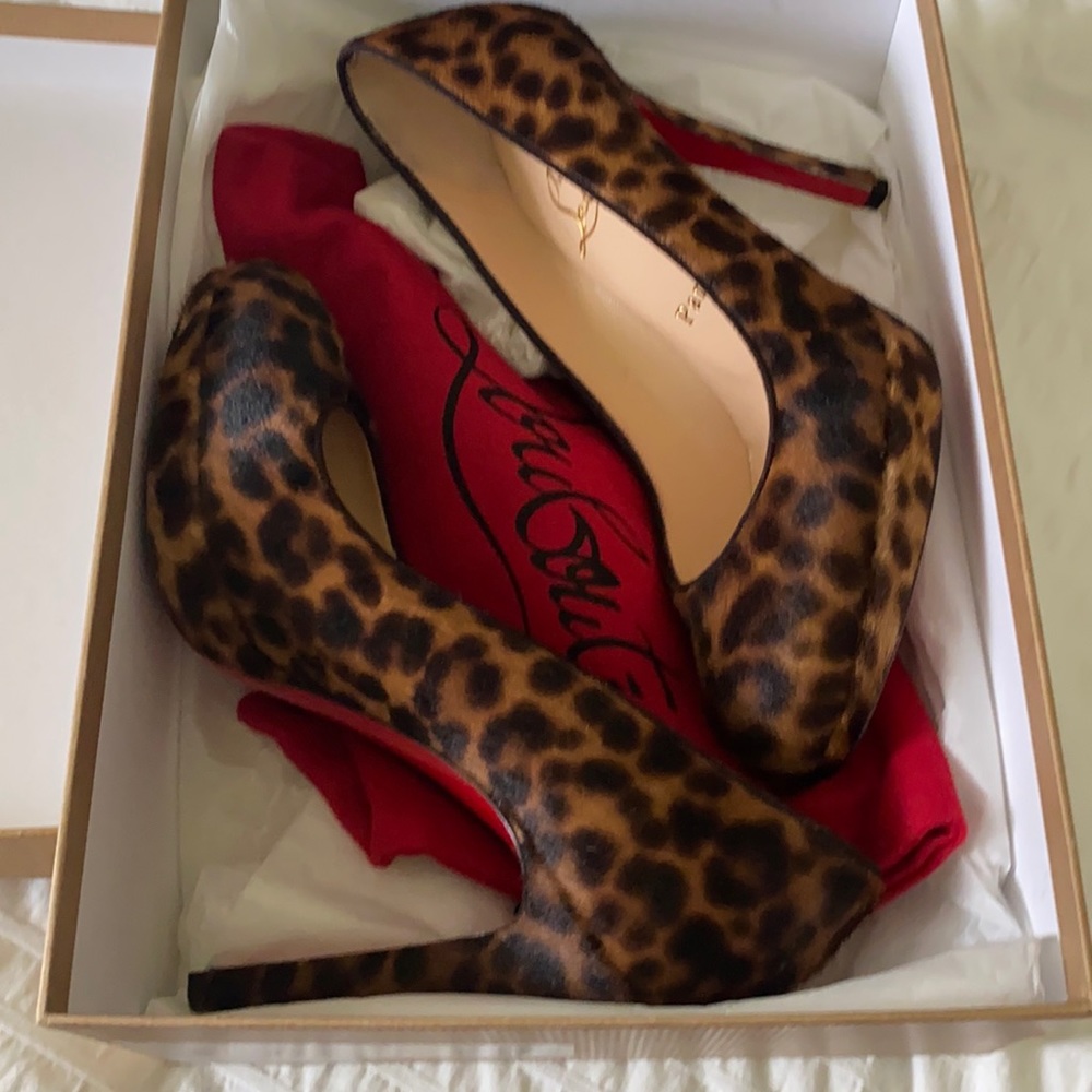 Christian Louboutin Pony Leopard